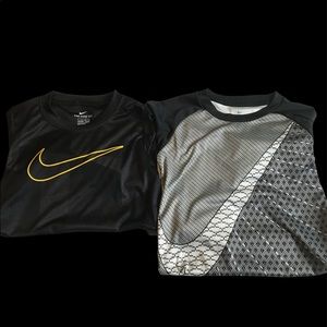 Lot of 2 Nike Tee  athletic cut long sleeve